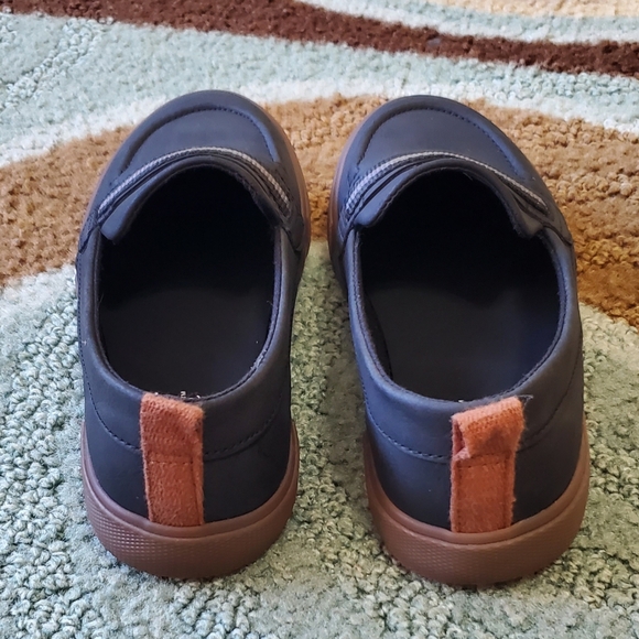 Cat & Jack Lyam loafer shoe, boys size 1 - Excellent used cond.! Charcoal Gray - Picture 5 of 7